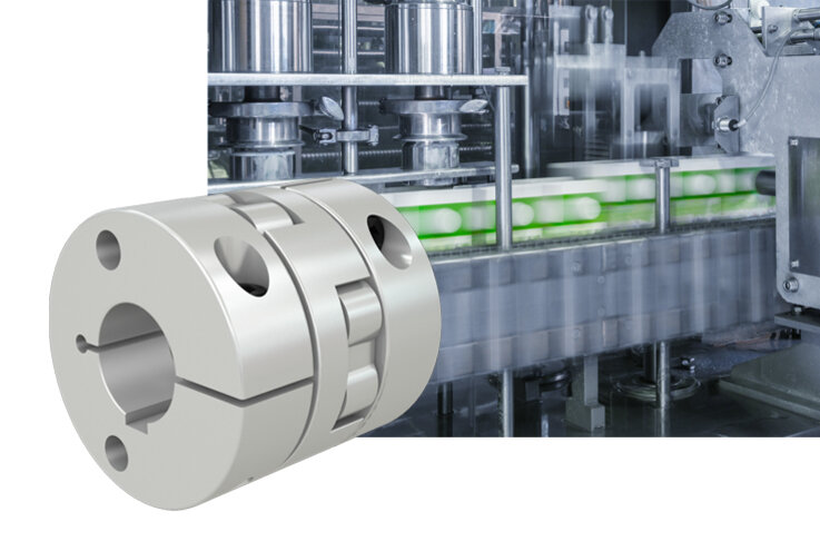 Precision couplings for packaging machines